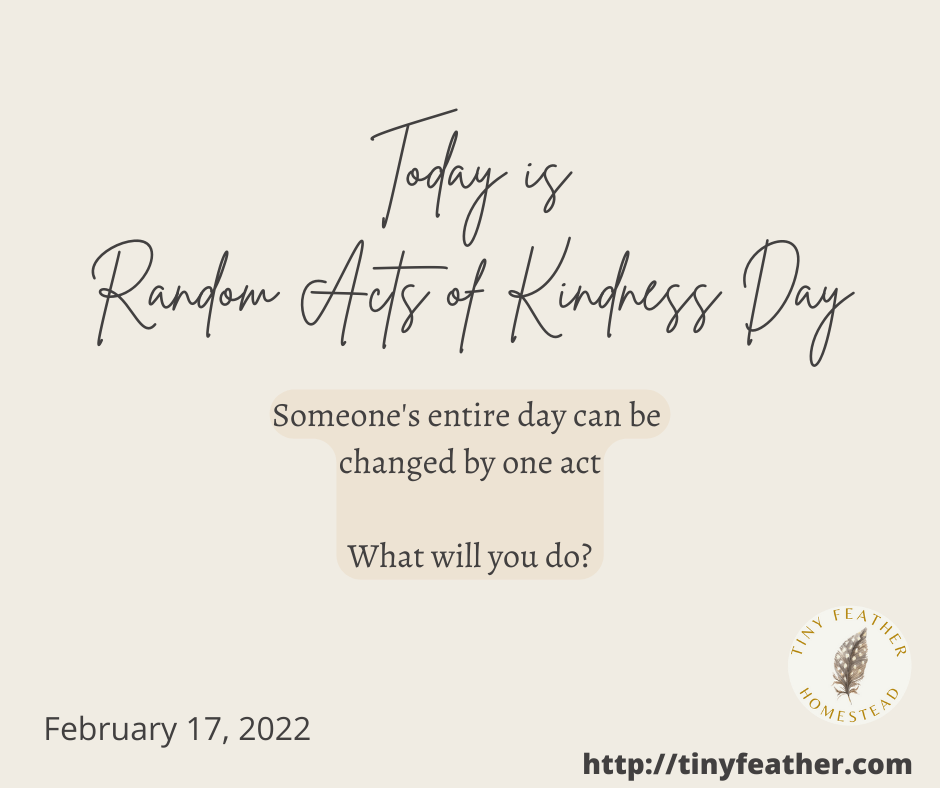 Random Acts of Kindness Day